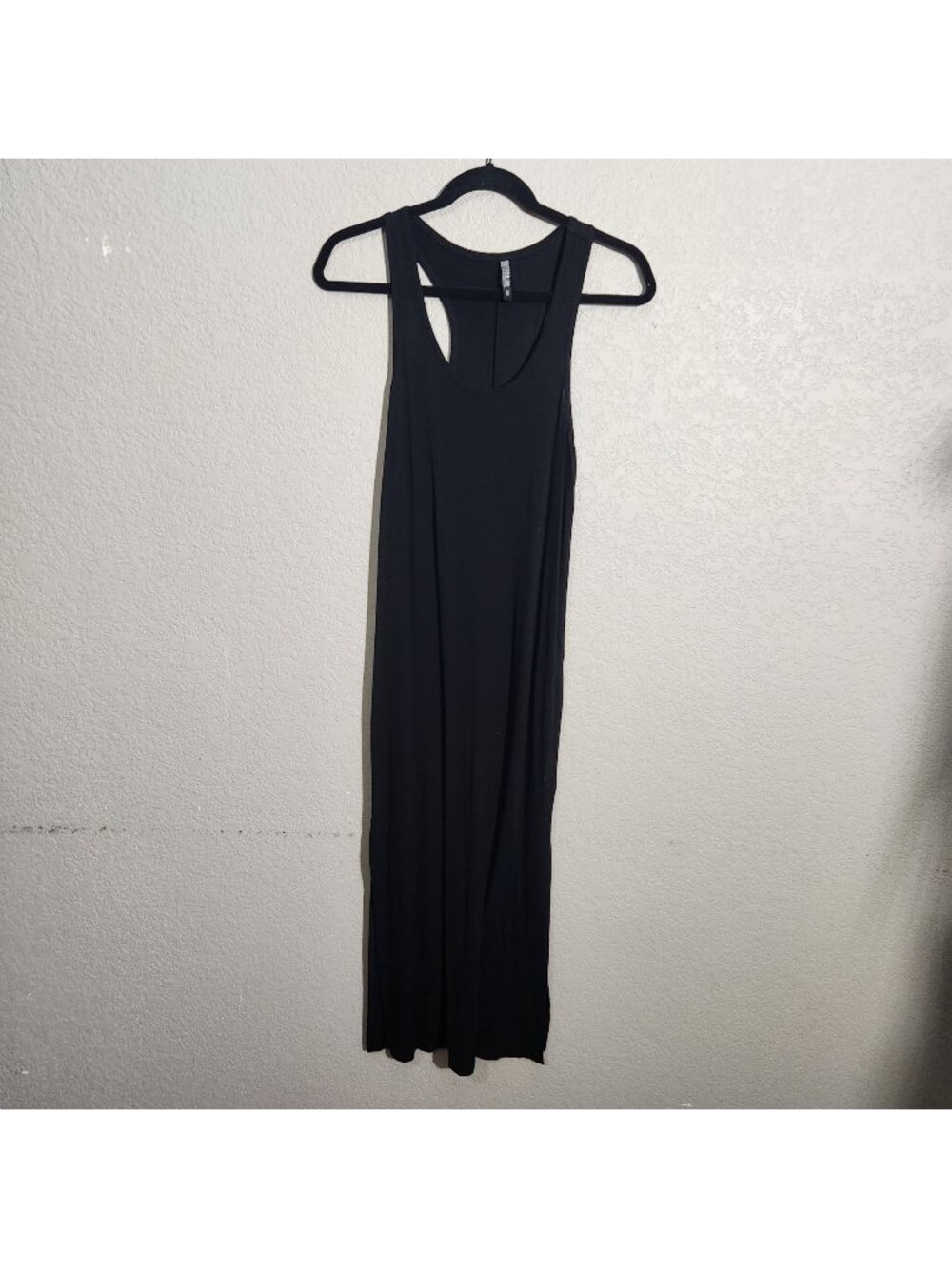Cotton On Maxi Dress XS Black Relaxed Fit Solid Sleeveless